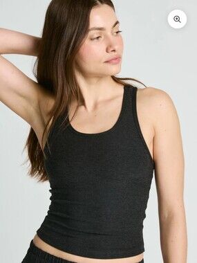 Aéropostale A87 Ribbed Tank Top Black